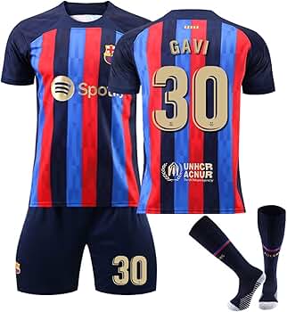 バルセロナ GAVI 30番 半袖 ユニフォーム Gavi #30 Men's LARGE Nike FC Barcelona Away STADIUM Jersey
